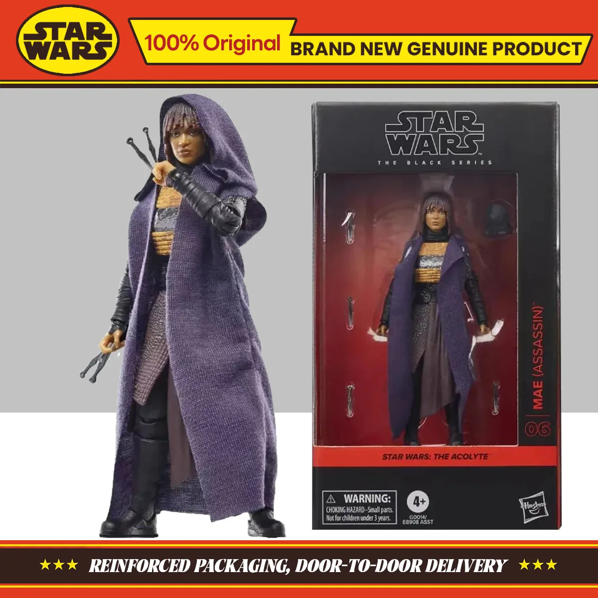 在庫あり-ハズブロ-スターウォーズ-ブラックシリーズ-メイ（アサシン）15cm-アクションフィギュア-コレクション-オリジナルモデル-おもちゃ-装飾品-ギフト