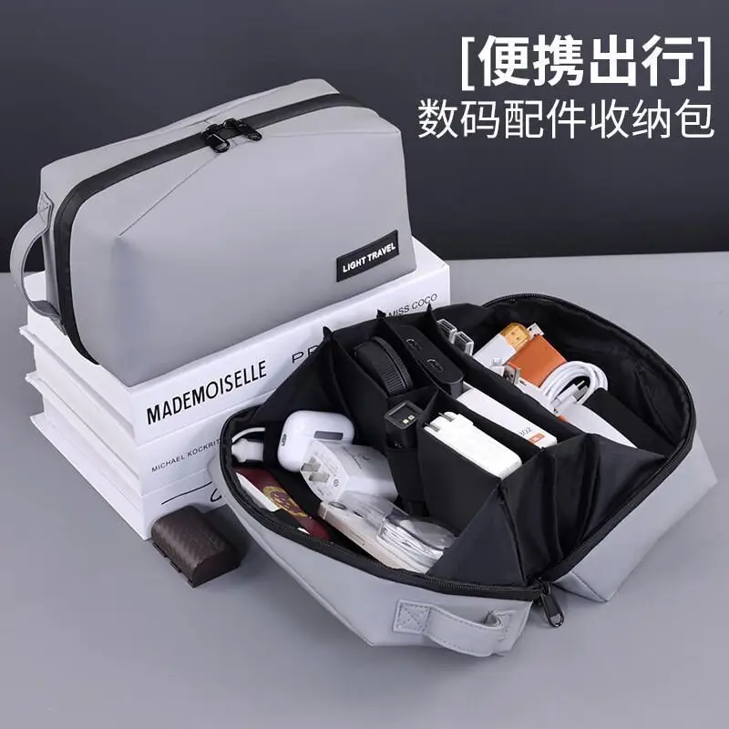 

Digital Appliance Anti-Collision Storage Bag, Large Capacity Folding Electronic Device, Multiple Pockets, Wear-Resistant Storage