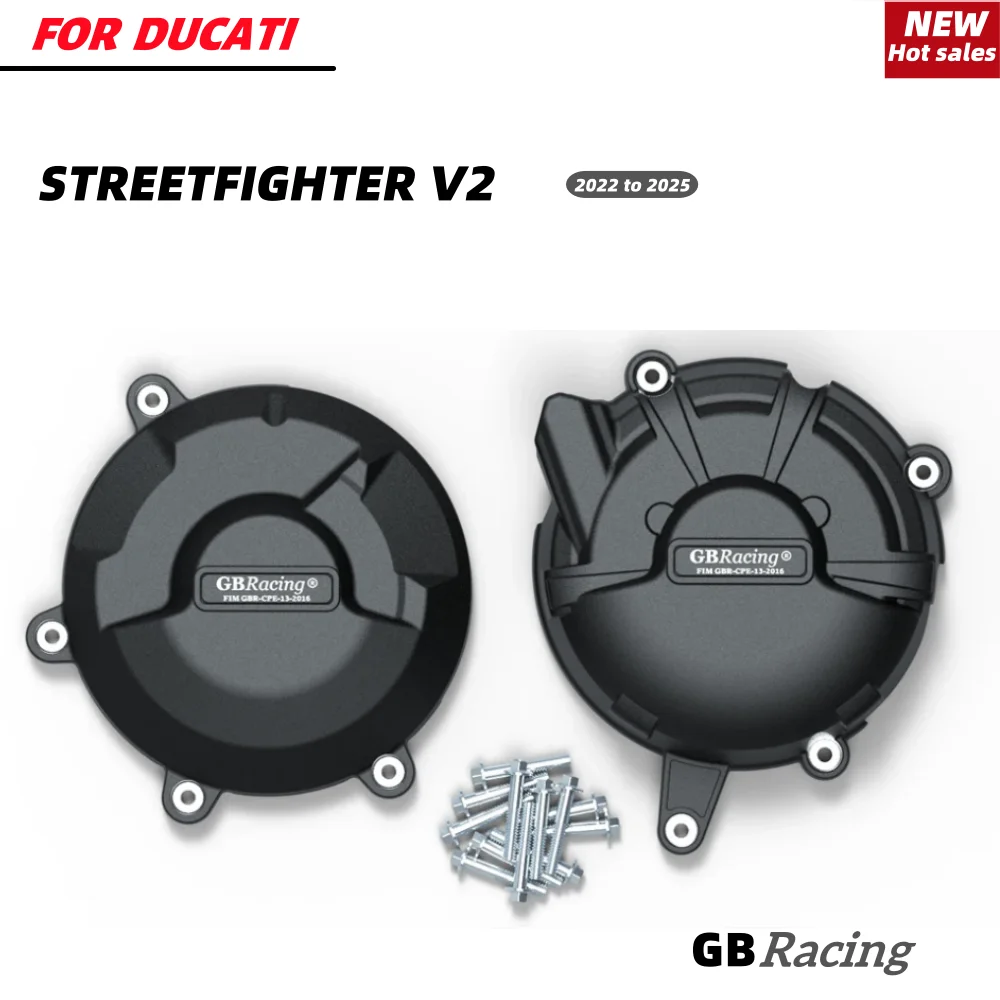 

GB Racing STREETFIGHTER V2 2022-2025 For DUCATI Body and Frame, Clutch Motorcycle Engine Protective Cover Accessories