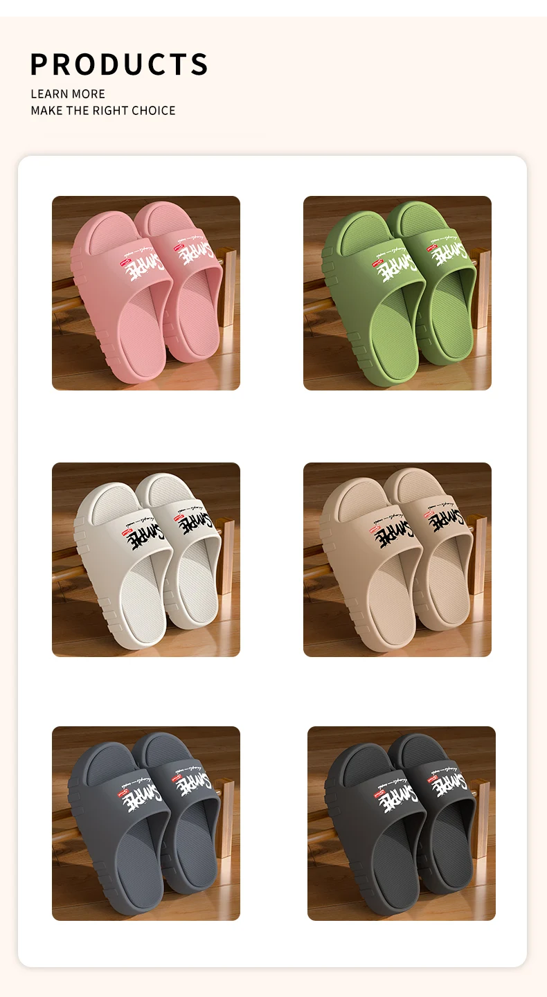 Zapatillas de baño antideslizantes para hombre y mujer, chanclas frescas para usar en exteriores, novedad de verano, ZYT2414