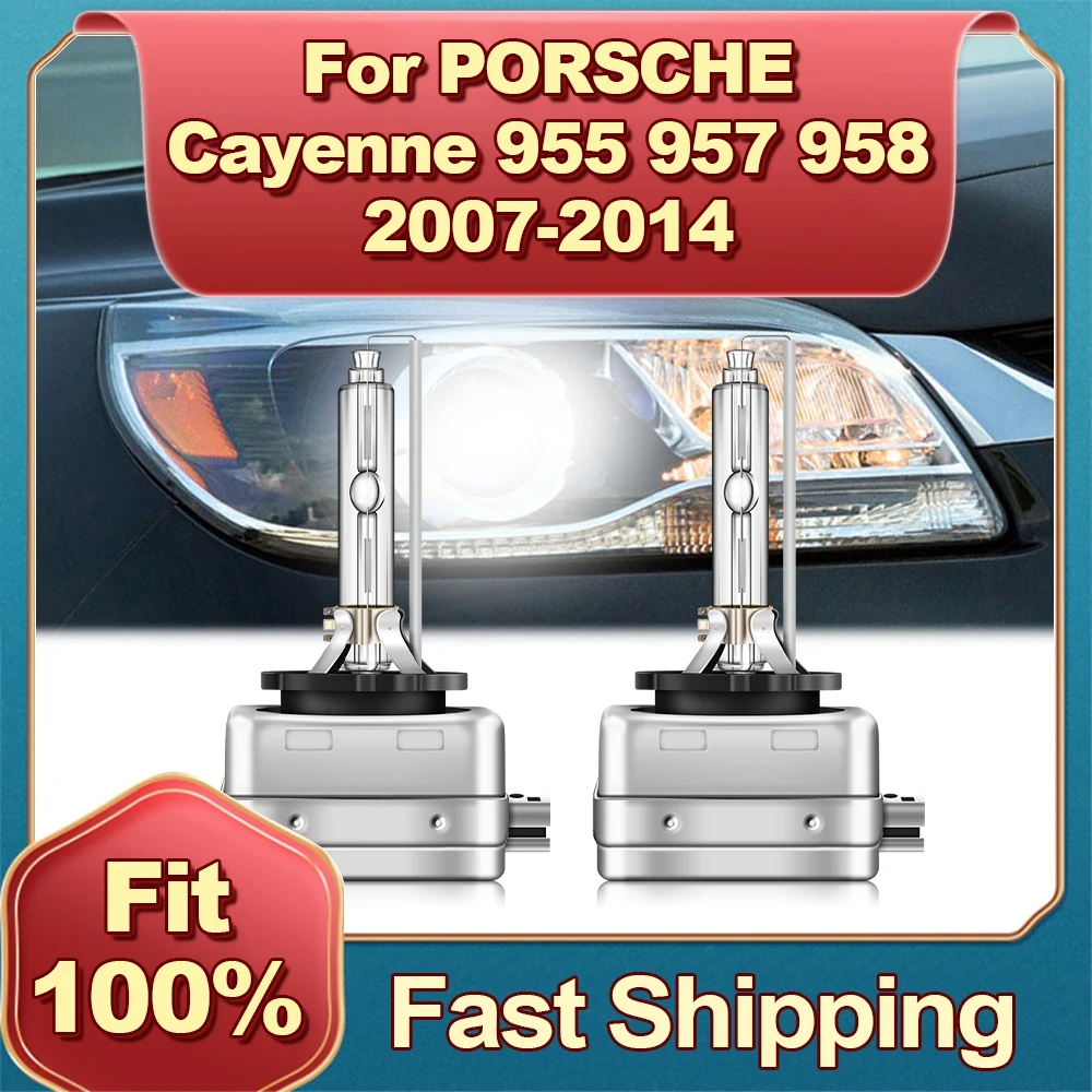 

2PCS 35W HID Xenon Lamp D1S 6000K White Car Headlight For PORSCHE Cayenne 955 957 958 2007 2008 2009 2010 2011 2012 2013 2014