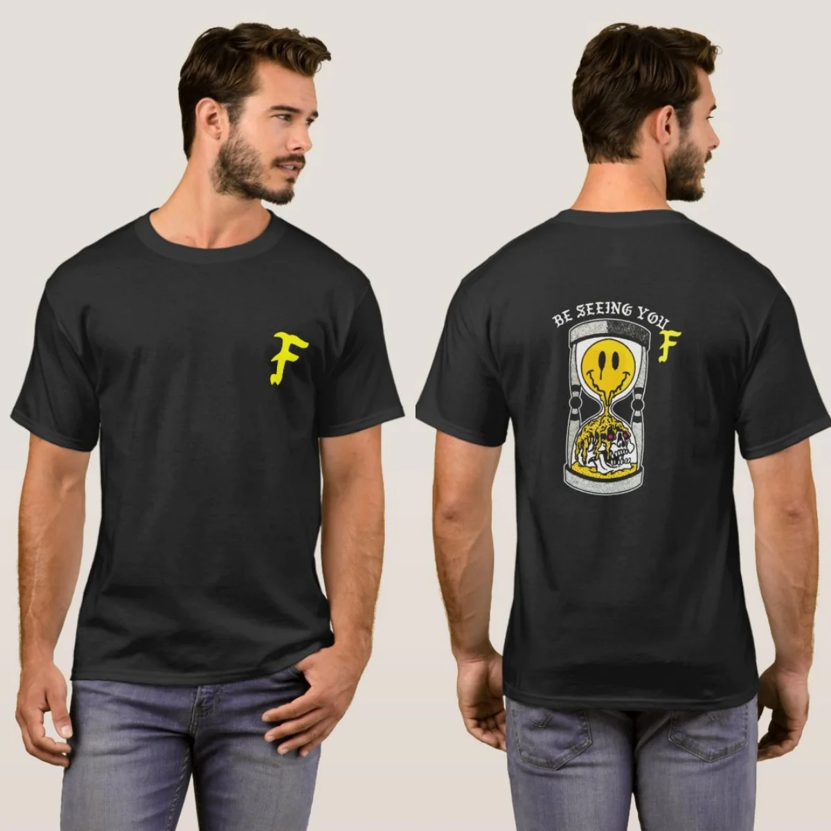 Summer Retro Observations Group Tactician Graphic Cotton Tee Printing High-end Luxury Unisex Style Both of Men and Women