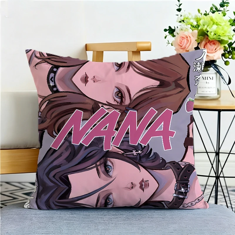 NANA Pillowcases Cartoon Anime Kawaii Pillow Covers Cute Pillow Cases MEN women Bedroom Room Home Decoration Birthday Gift view 6