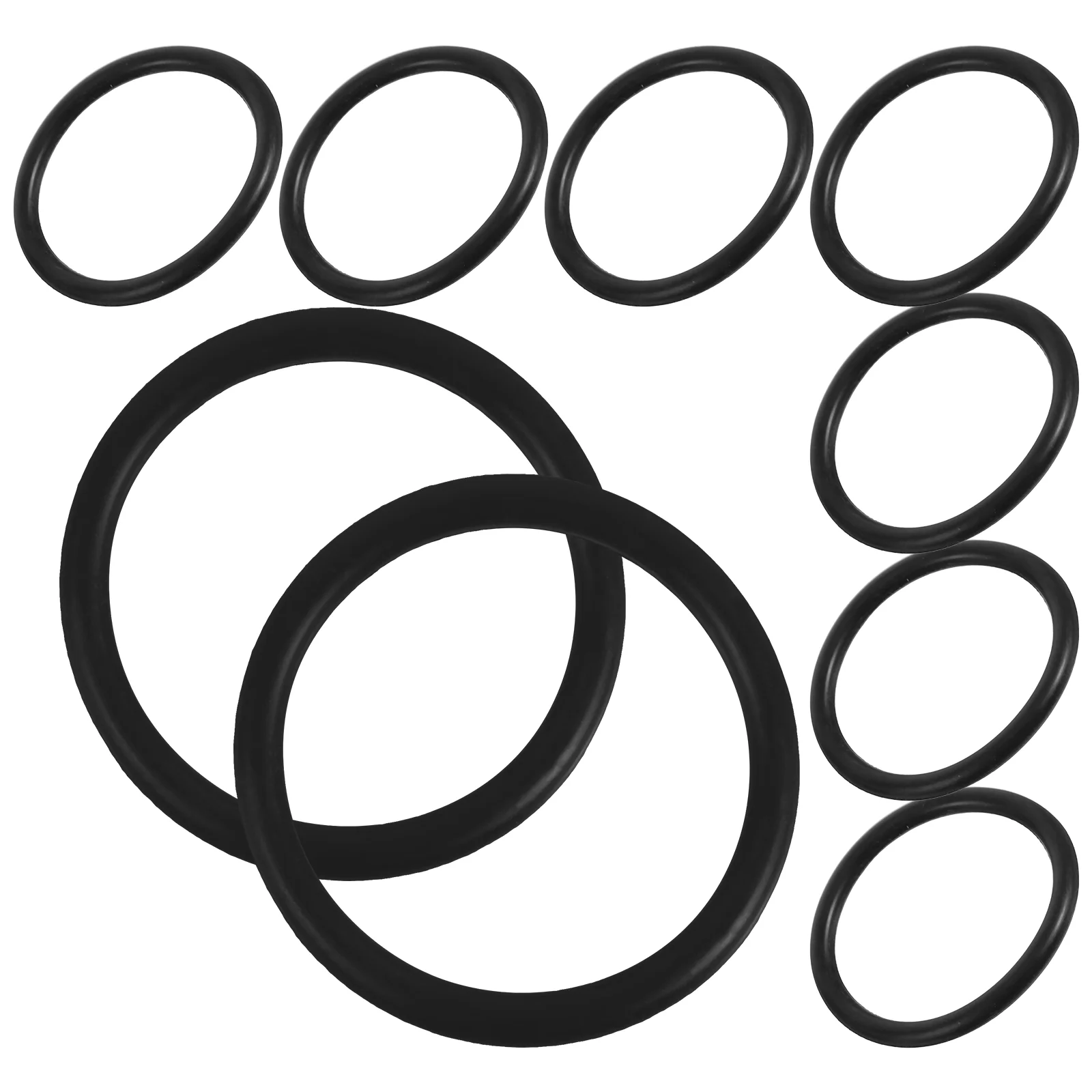 10 Pcs Lid Seal Ring Food Jar Seals Iron Barrel Rubber Replacement Sealing Rings