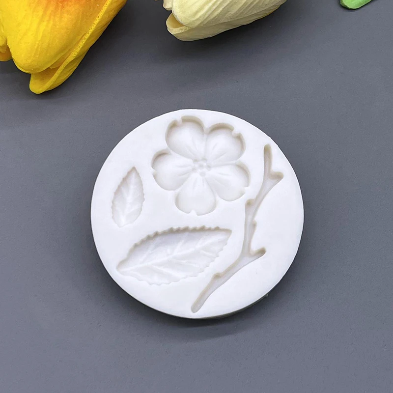 Rose Camellia Chrysanthemum Bird Shape Silicone Sugarcraft Baking Mold Fondant Cake Decorating Mold Tools