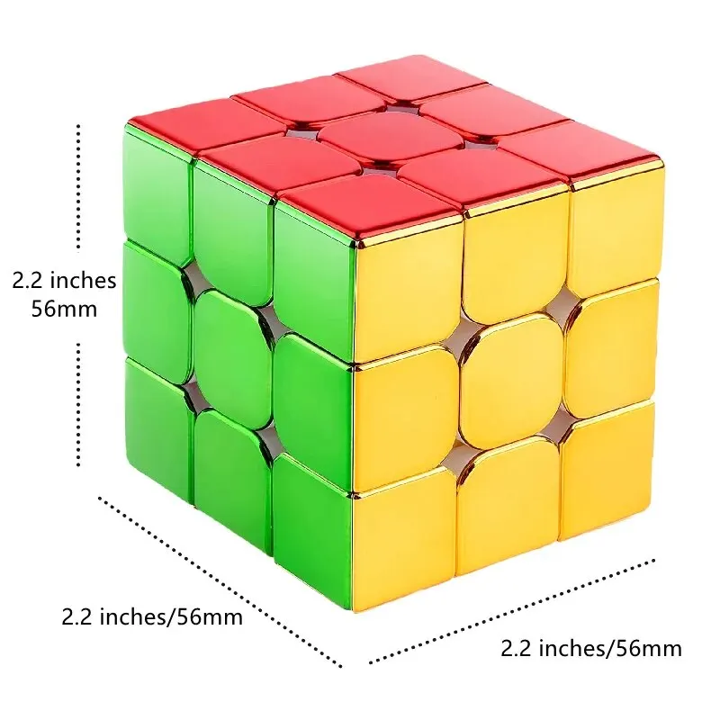 Cyclone Boys ลูกบาศก์แม่เหล็ก3x3x3, ลูกบาศก์มหัศจรรย์ของเล่นลูกบาศก์สะท้อนแสง