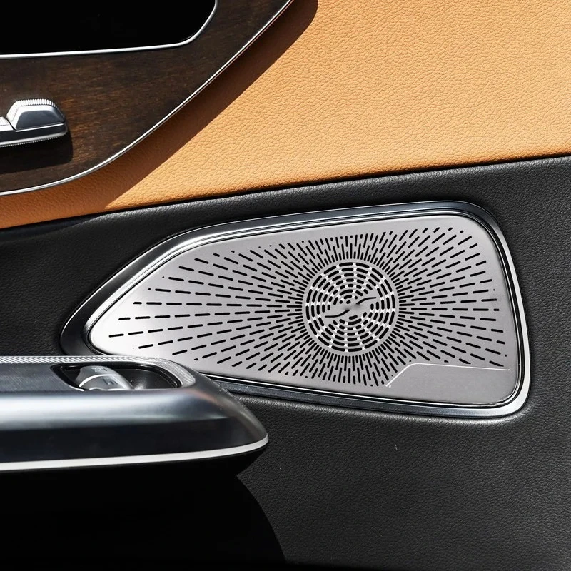 

Для Mercedes Benz E Class W214 2E024 2025, аксессуары для салона автомобиля, крышка среднего радиуса действия, крышка звукового сигнала дверного динамика