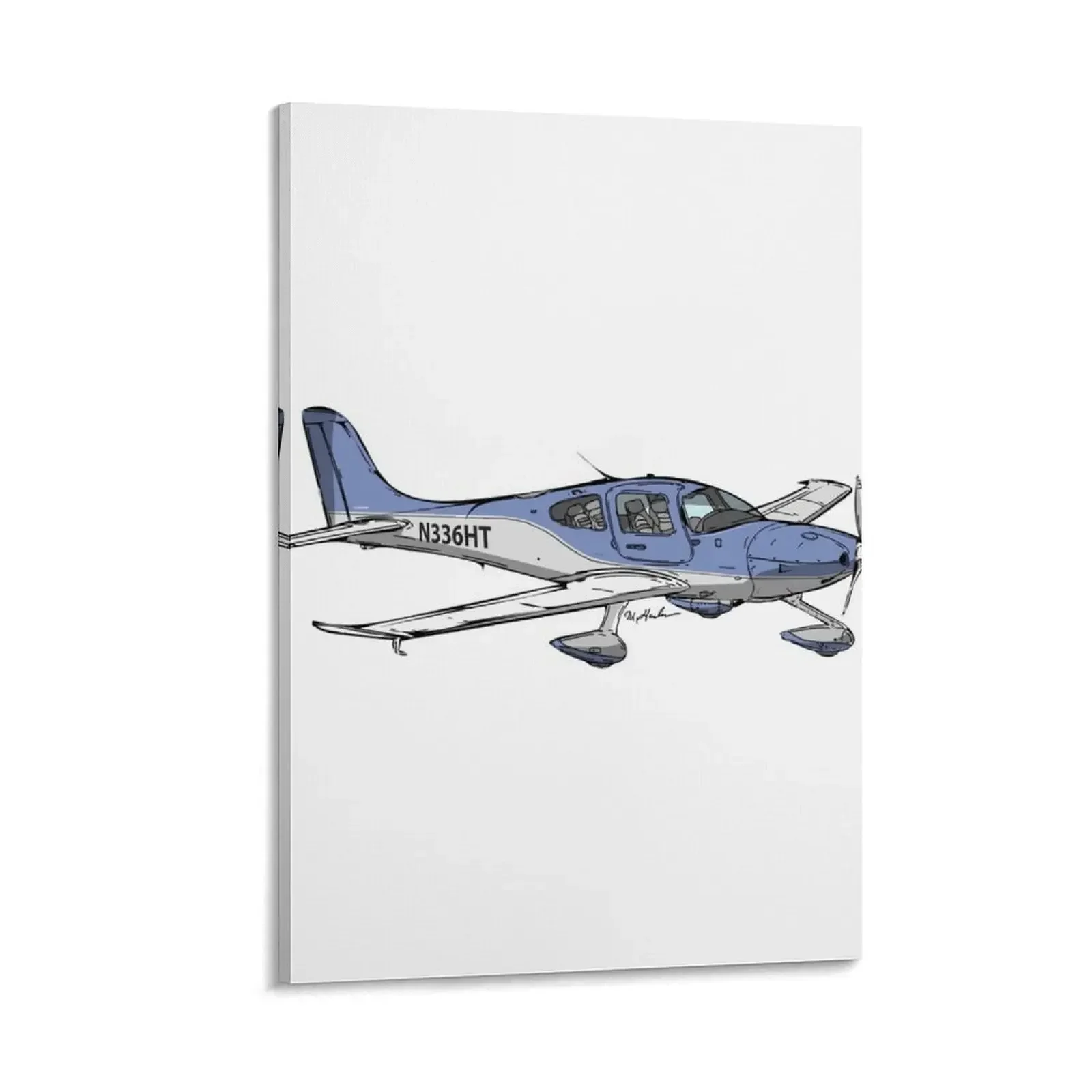 

Cirrus SR-22 N336HT Canvas Painting wall art canvas painting decorative frames wall room stickers & posters