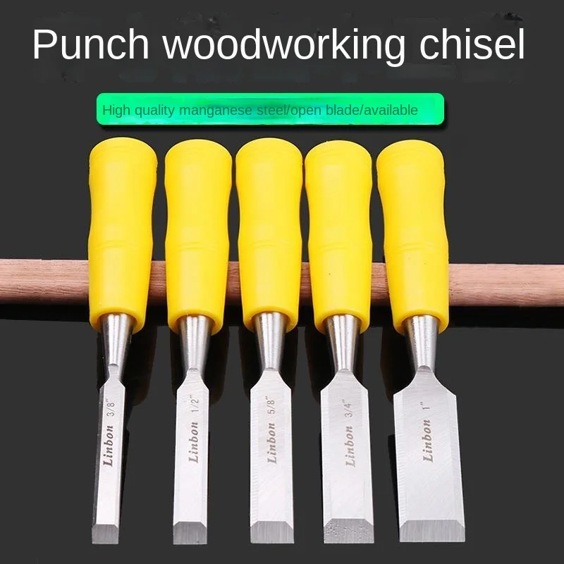 LINBON Wood Chisel Tool Sets Woodworking Carving Chisel Kit with Premium Wooden Case for Carpenter Craftsman Gift for Men