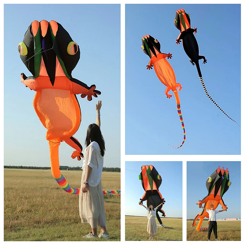 

free shipping 14m gecko kites flying professional wind kites soft kites parachute giant kites for adults inflatable toy parplan