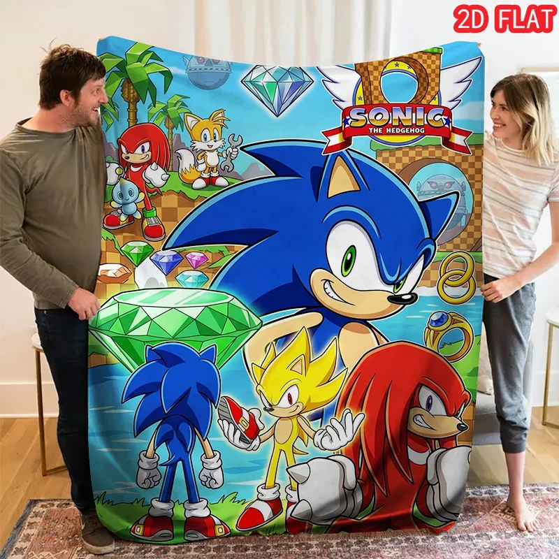 Sonic C Weiche Flanelldecke, warm und gemütlich, Anti-Pilling, tragbar, weicher Überwurf für Bett, Sofa, Freizeit, Alltag, Reisen, THW