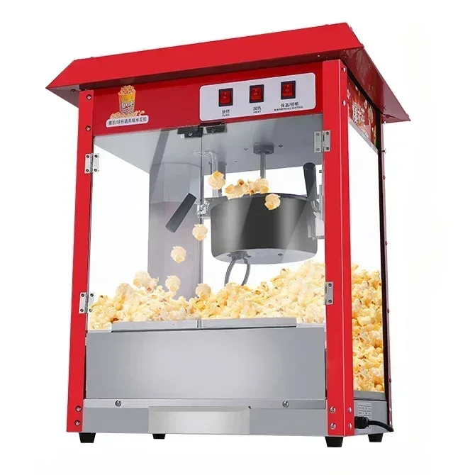 

Popcorn machine commercial stalls with new electric bud popcorn snack puffing machine popcorn machine