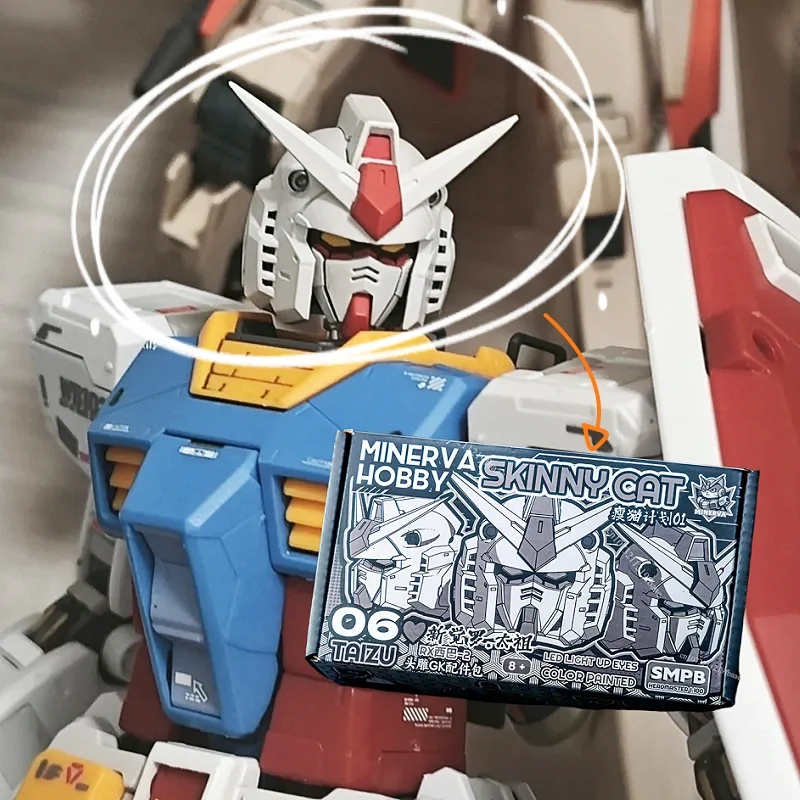 Minerva Hobby RX-78-2 Kopfskulptur 1/100 PGU GK Style Spielzeug-Bausatz SA06 Ersatz-Kopfzubehör Mecha Geschenke