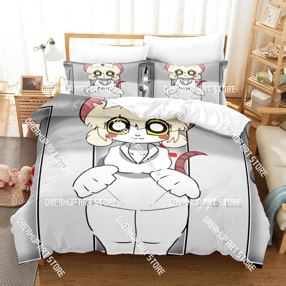 3D Printed Terrible Mouse Cartoon Bedding Set for Boys Girls Duvet Cover Pillowcase Twin Queen King Full Single Double Sizes