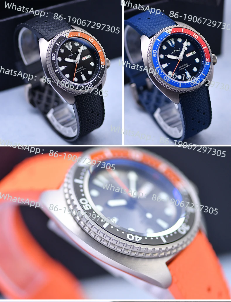 

2025 Limited Edition SPR777 Titanium Abalone Luminous Diving Mechanical Watch