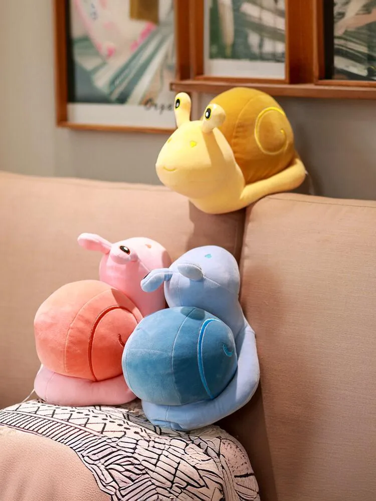 

Cute Snail Plu Toy S Doll Girls Birthday Gift Children's Pluie Comforter Soft Stuffed Rabbit Insect Class Doll