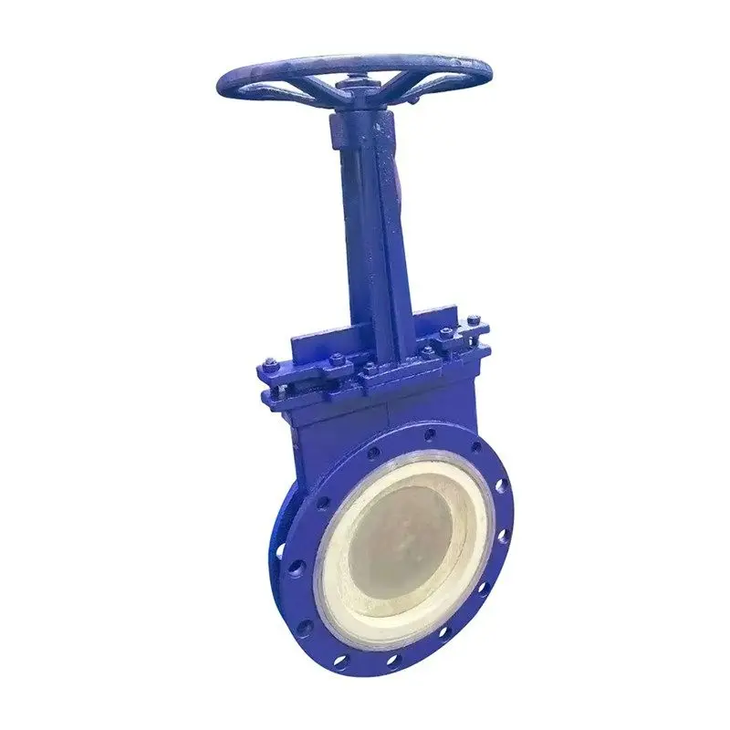 

Wear-resistant Ceramic Knife Gate Valve DN200 PZ573TC-16C Bevel Gear Ceramic Knife Gate Valve