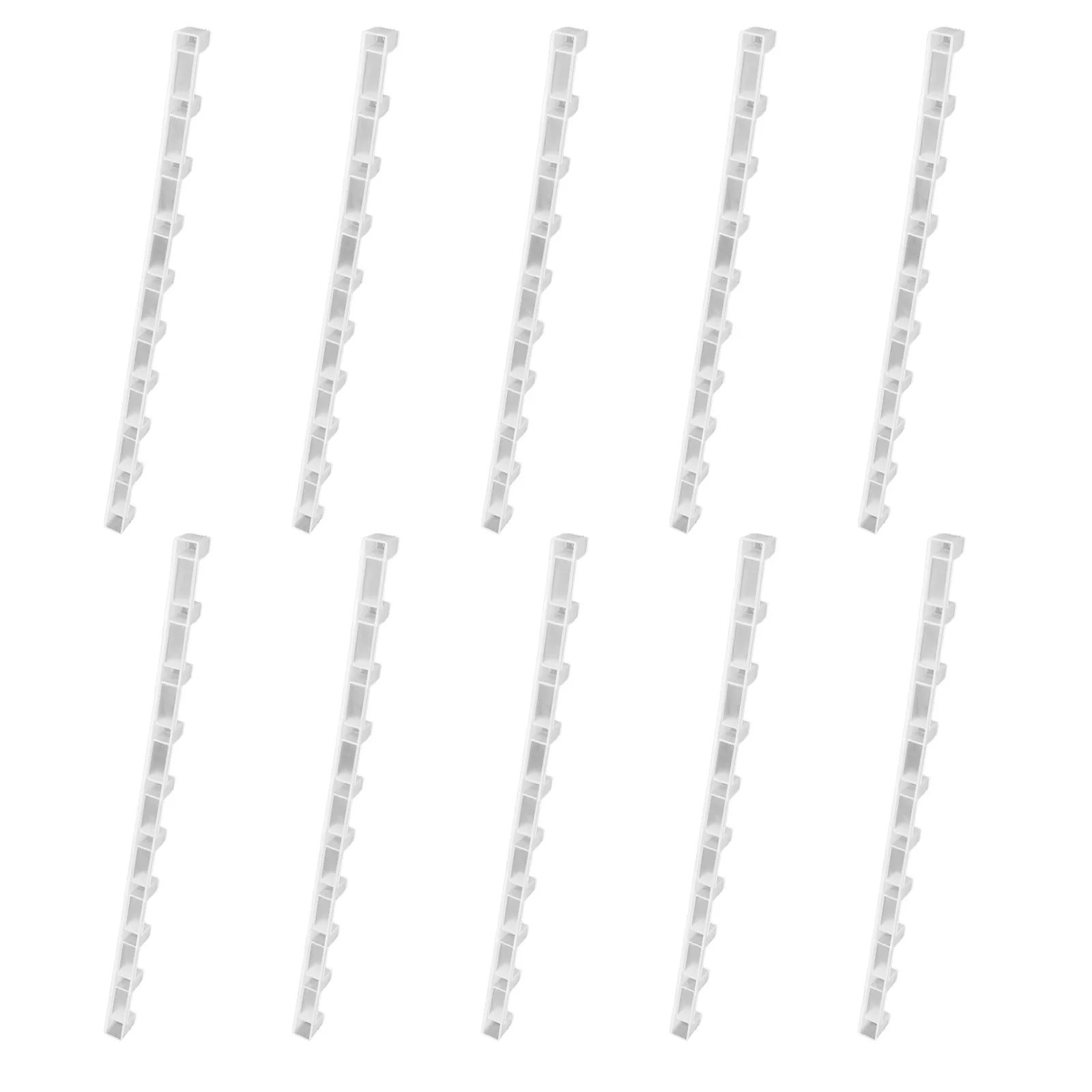 

10Pcs Beehive Plastic Frame Ends Heavy-Duty Beekeeping Equipment Multi-Functional Honeycomb Divider Strip for Efficient Hive