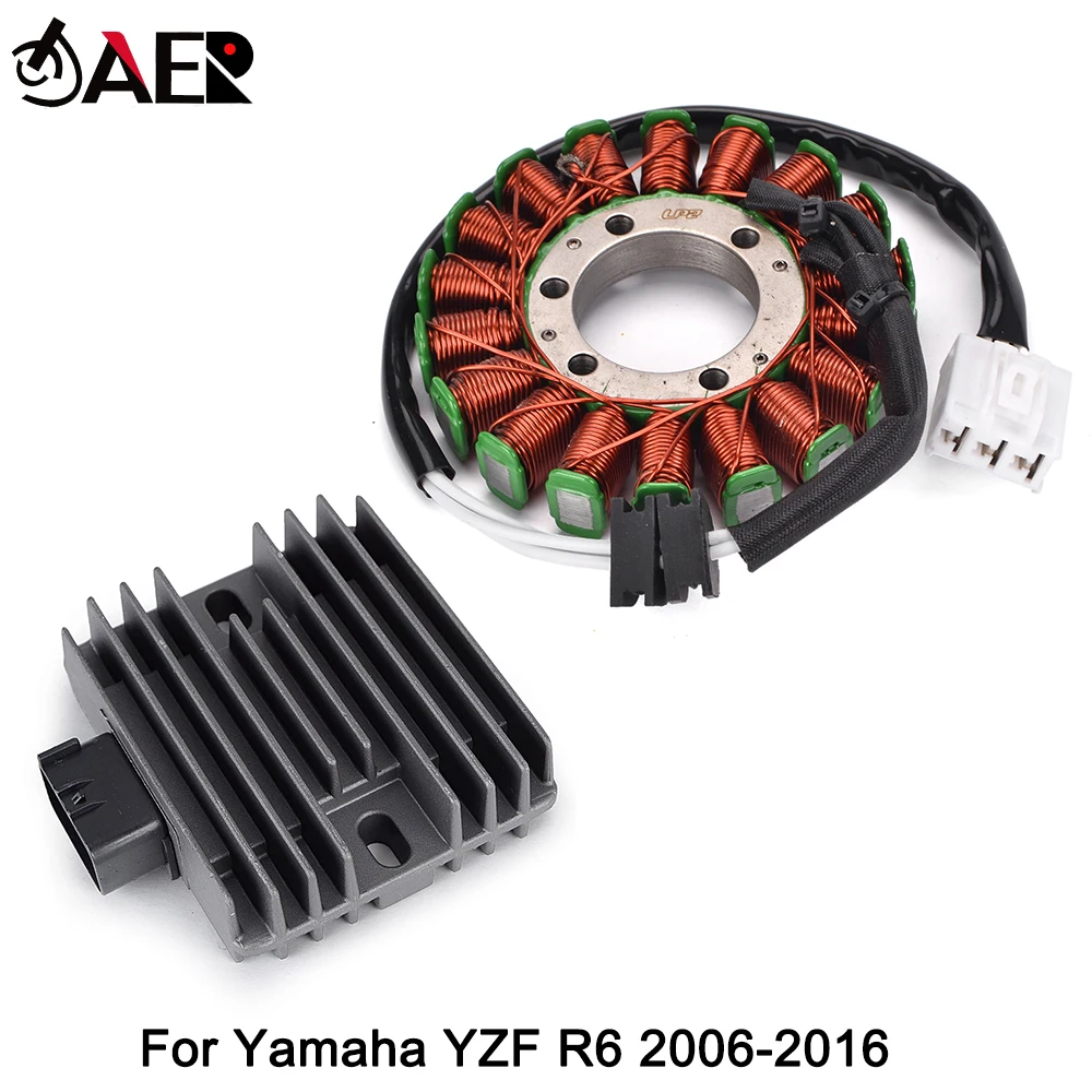 

Regulator Rectifier & Stator Coil for Yamaha R6 YZFR6 YZF-R6 2006-2016