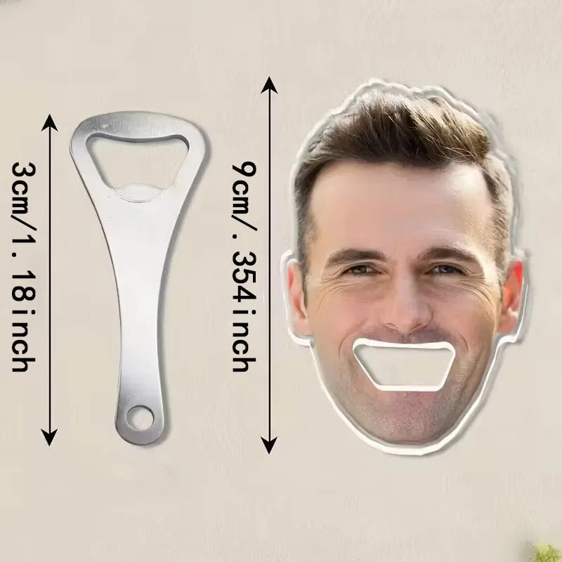 Picture 3: 1/5pcs customized personalized bottle opener, customized picture suitable for birthdays, parties, anniversaries