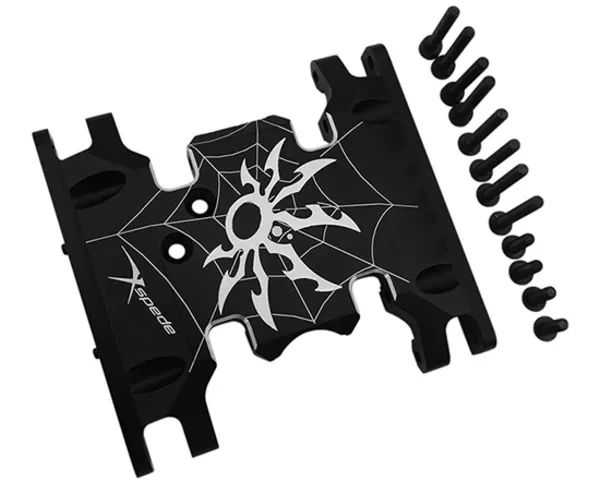 X Spede option upgrade aluminum skid plate for the Axial SCX10 II Kit vehicles (not RTR)