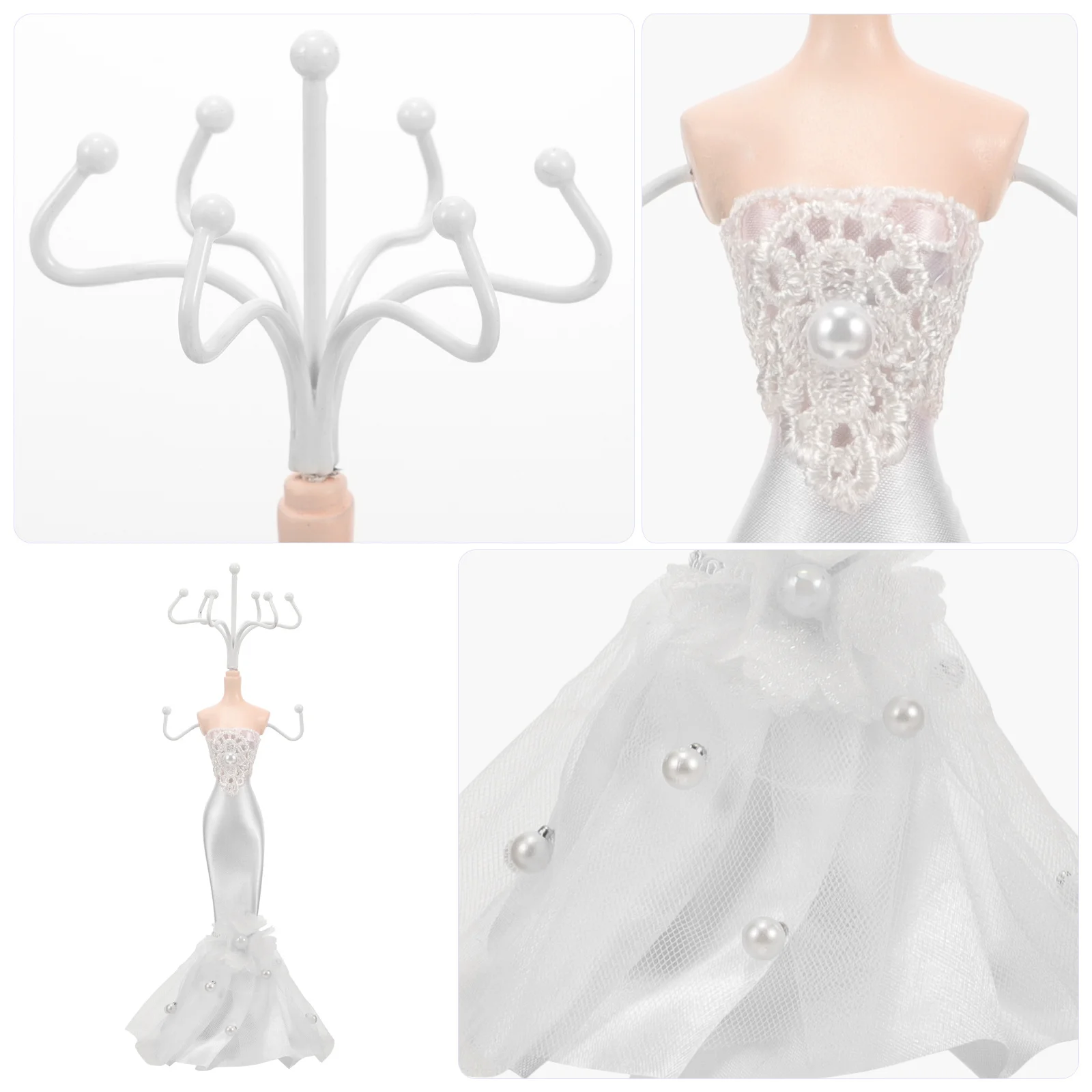 

Подставка для украшений, устойчивая металлическая настольная подставка для колье, держатель для демонстрации, органайзер для хранения браслетов и украшений для дома