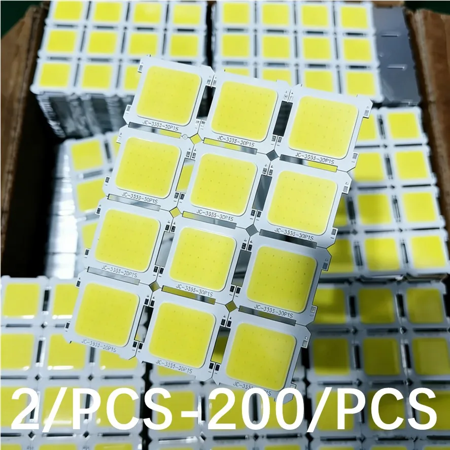 2~200PCS/lot LED COB Integrated Chip 3V Portable Camping Light High Brightness White Light Spotlight Light LED Bulb Accessories
