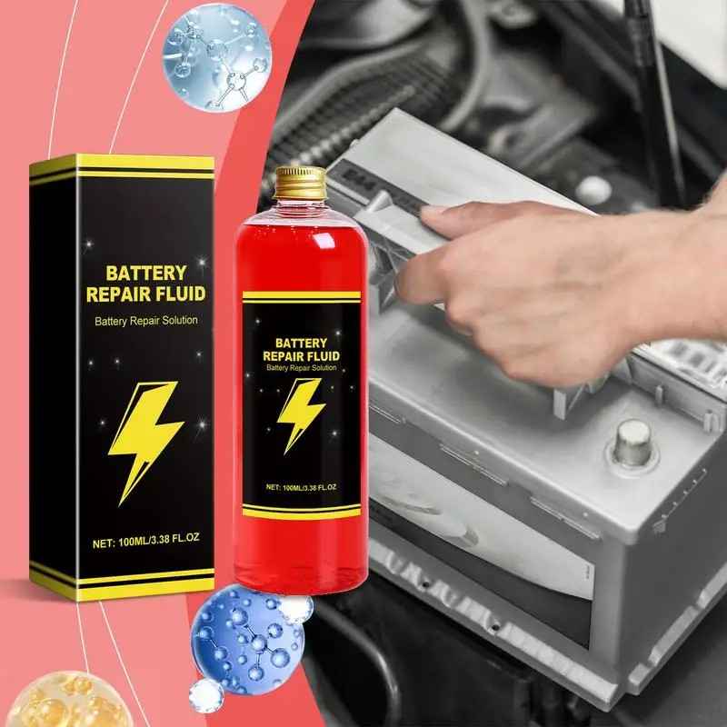 Efficient 100ml Vehicle Battery Repair Fluid Battery Repair Fluid Electric For Extends Battery Life Battery Repair Agent