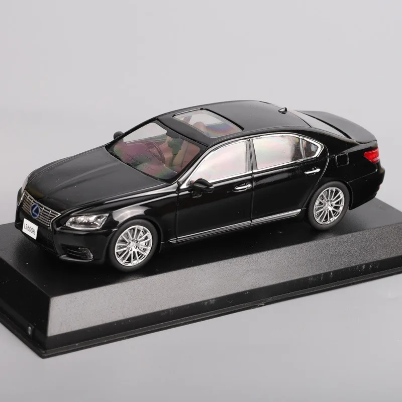 KYOSHO Diecast 1/43 Scale LS600HL Black Alloy Car Model Collection Hobby Souvenir Static Display Ornaments Vehicle Boy Gifts