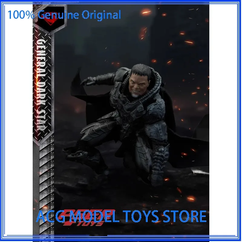 Na stanie PSERTOYS 1/12 Skala Wojskowy Dowódca Stalowy Kryptonik General Dru-Zod Pełny Zestaw 6-calowych Figuraków Żołnierzy Model