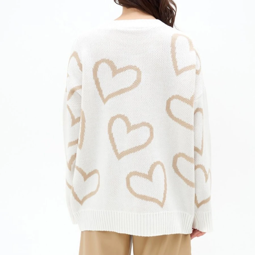 ストリートスタイル カジュアルトップス ルーズプルオーバー カジュアル外出 トレンド ルーズフィットセーター カジュアルトップス 新品同様