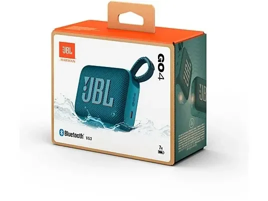 Jbl go 4 portable wireless bluetooth speaker ip67 protection usb-c connection blue-