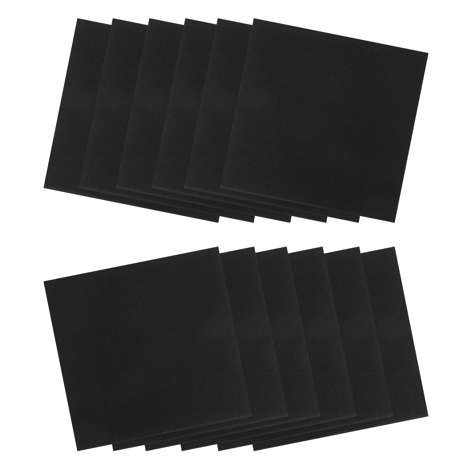 

12 Pcs Sound Absorbing Panels Black Foam Wall Material Noise Reducing Acoustic Treatment Music Studio Equipment Sound Proofing