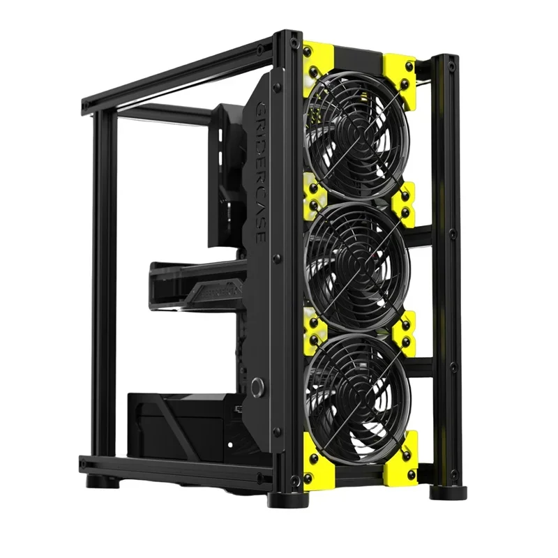 

(Enhanced Version) DIY Personality Water-cooled All Aluminum Open Chassis Atx Gaming Chassis