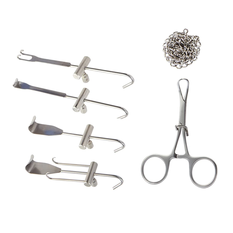 

GREATLH Stainless Steel Orthopedic Retractors Pulling Hook Beauty Autoclavable Plastic Surgical Tools pet