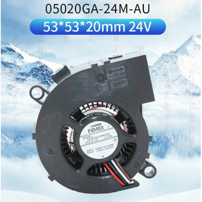 

XXZ для NMB 05020GA-24M-AU 5020 24 В 0,11 А турбовентилятор принтера с двойным шаровым вентилятором