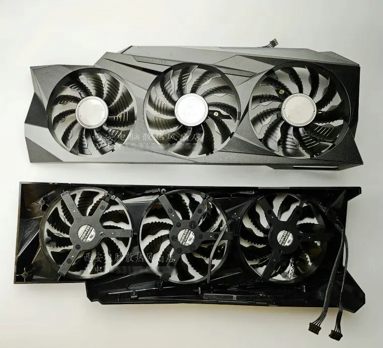 Original Frame Shell with Fans for Gigabyte GeForce RTX3080 RTX3080Ti RTX3090 GAMING Video Card