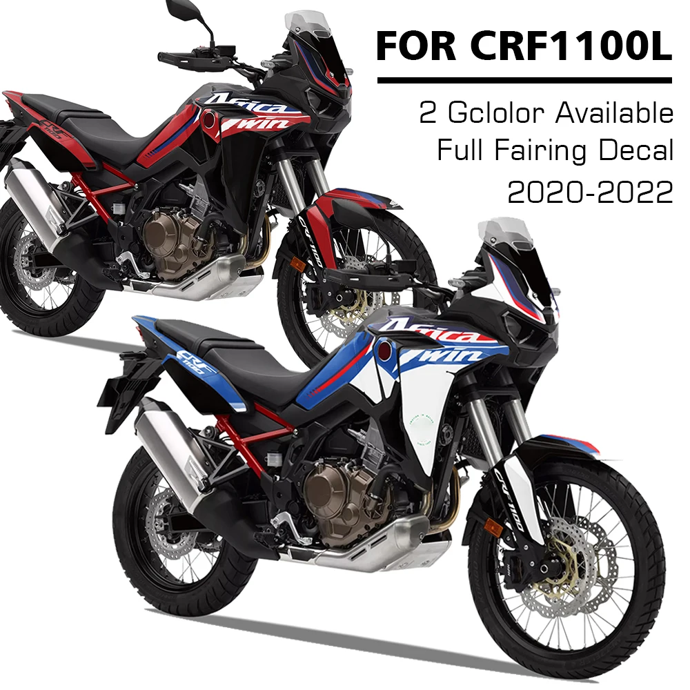 

For Honda Africa Twin CRF1100L Motorcycle Sports Fairing Set Body Paint Protection Sticker Decals Kit CRF 1100 L 2020-2024