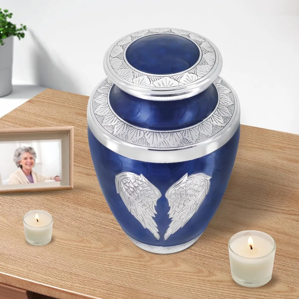 جرار حرق الكبار للرجال والنساء، جرار رماد مزخرفة للذكور والإناث البالغين، جرار دفن أنيقة للبقايا البشرية #5
