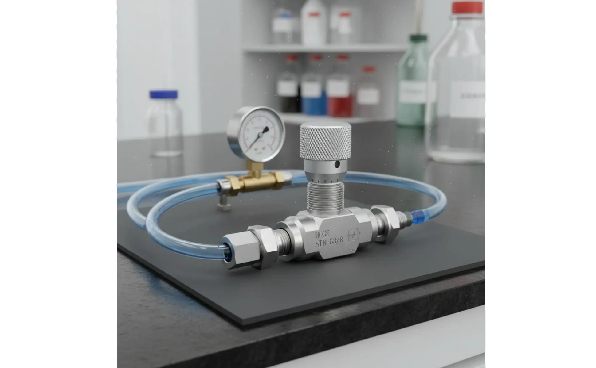 Pneumatic Throttle Valve Long-Lasting in-Line Speed Controller Pneumatic Flow Regulator Corrosion-Resistant Industrial Hardware