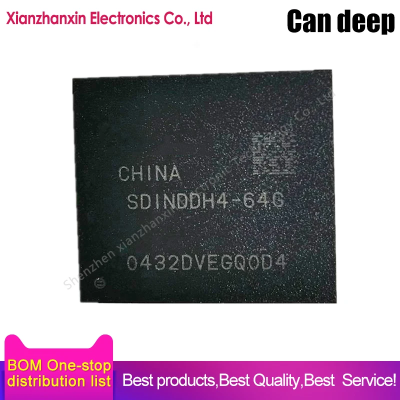 1PCS/LOT  SDINDDH4-64G SDINDDH4 64G BGA Memory IC chips in stock