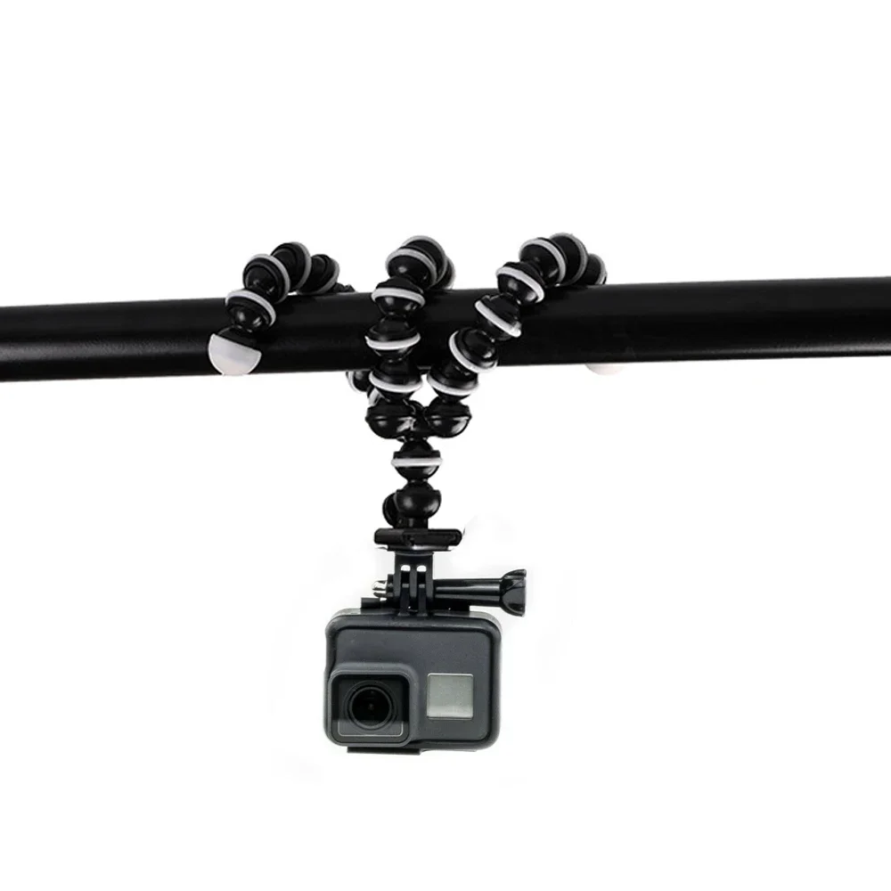 Flexible Tripod Stand Mini Mount Gorillapod Monopod Octopus Tripods for Gopro Hero 12 11 10 9 8 7 6 5 4 3 Digital Action Camera