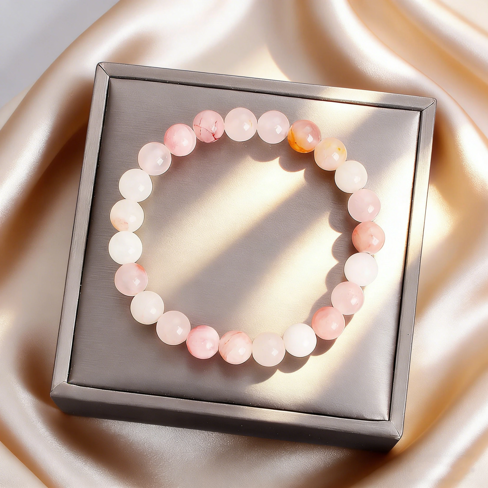 Natürliches Morganit-Armband,  – Gemstone Bracelet Healing Bewertung und Preis