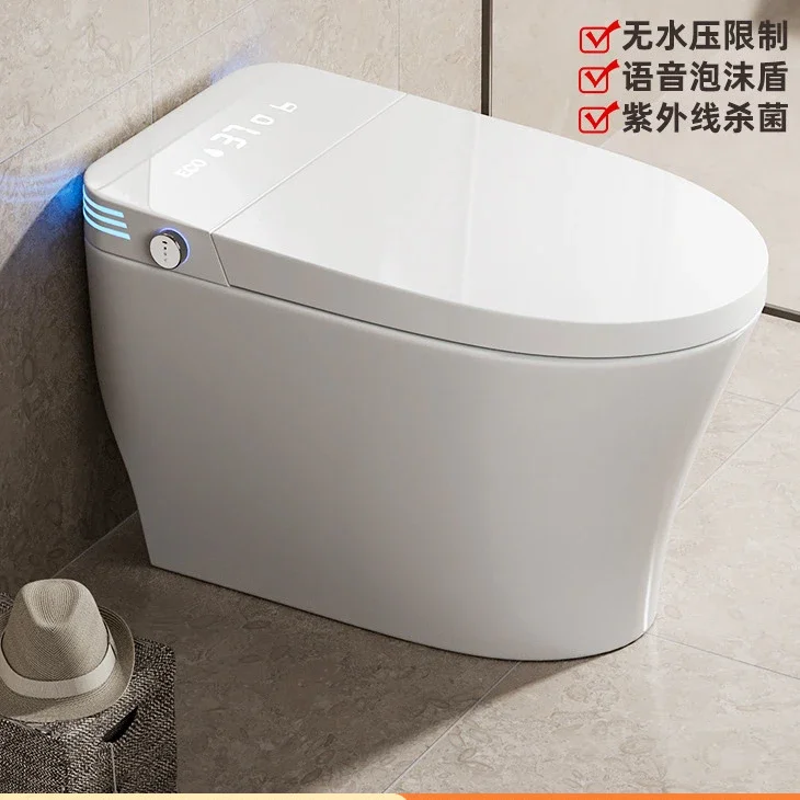 

Intelligent toilet seat without water pressure limit, fully automatic induction, voice integration, instant heating electric