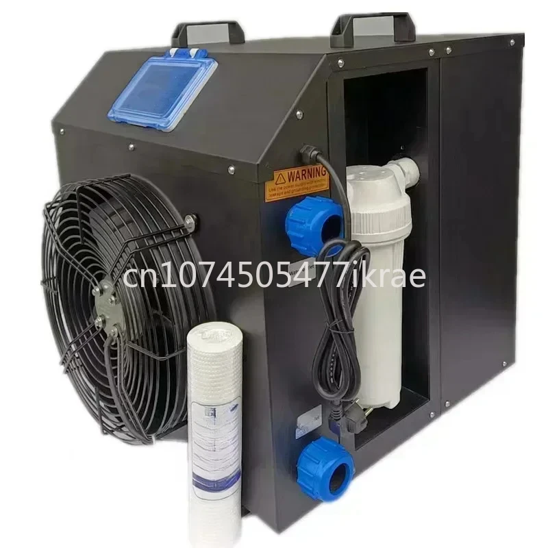 1HP recirculating cooled chiller ice bath Recovery system water Chiller With Filter  UV ozone pump antifreeze pipe