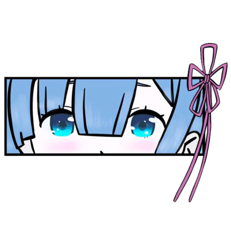 

For Rem Re Zero RV Car Stickers Campervan Anime Car Assessoires Decal Funny Motorcycle Sticker Decor 13cm X 9.3cm