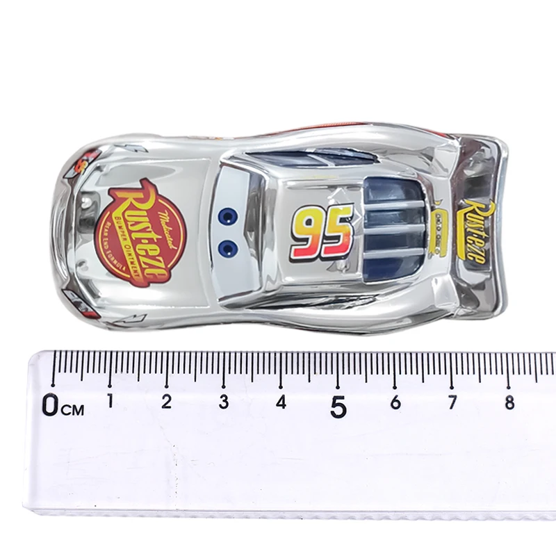 Disney Cars Toy Anime Racing Cartoon Silvering Lightning McQueen 1:55 Metal Die Cast Model Action Figure Children Christmas Gift