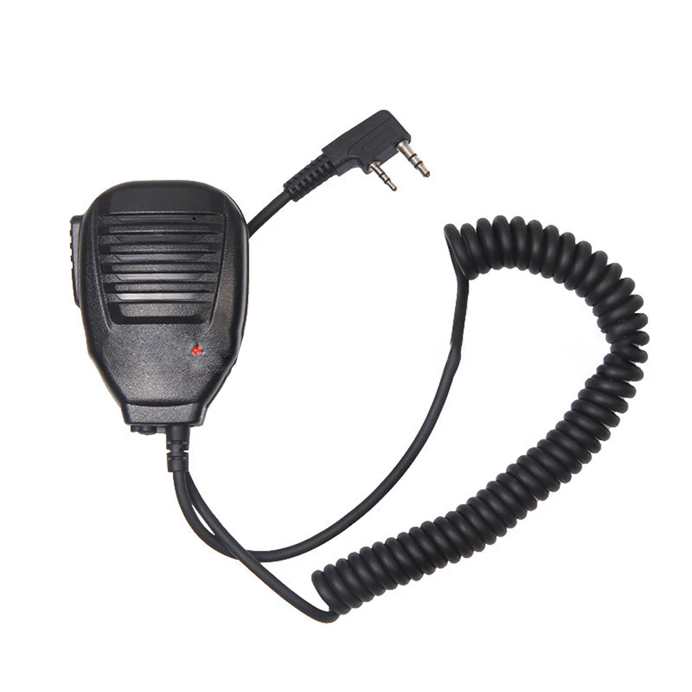 Remote Speaker Microphone With For PTT Button And Spiral Cable For Baofeng UV-82 BF-888S For Walkie For Talkie Radio Accessories