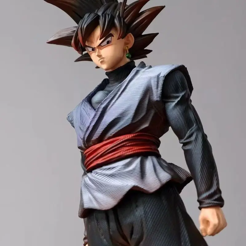 Hot In-Stock Jt Statue 37cm Dragon Ball Z Black Goku Figure Zamasu Jt Super Saiyan Action Figure Collection Model Toys Gift view 3