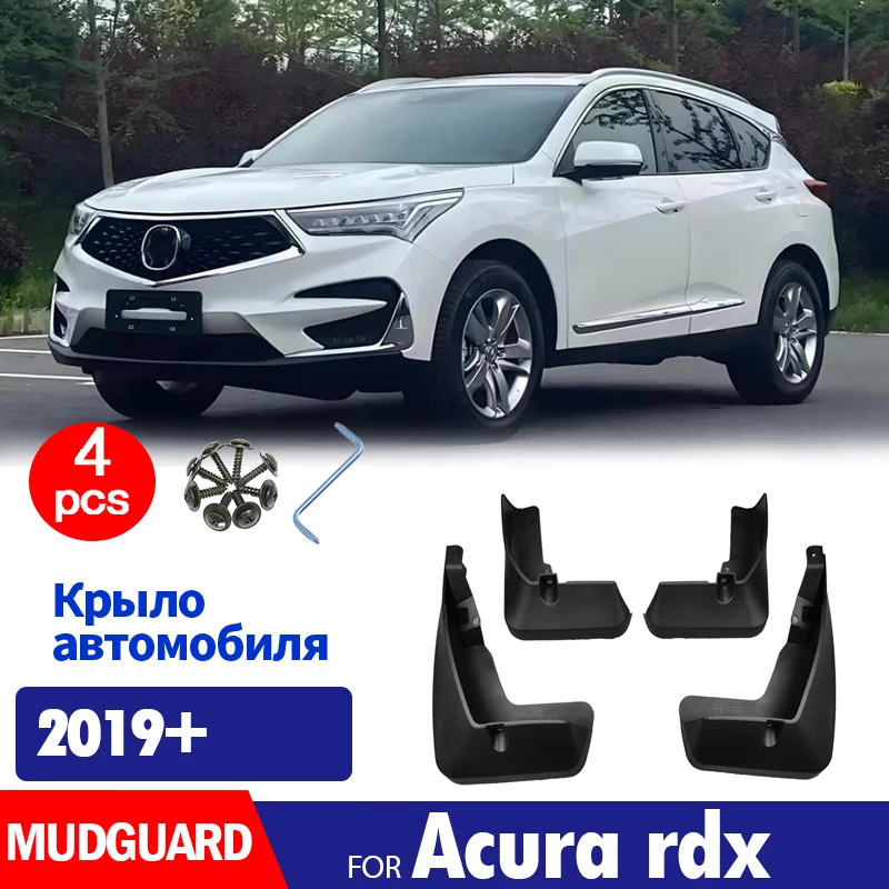

For Acura rdx 2019 2020 2021 2022 2023 2024 2025 Mudflaps 4Pcs Car Fender Flares Splash Guards Mud Flaps Mudguards Accessories